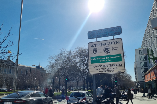 zonas de bajas emisiones de madrid