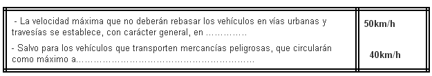 Vías urbanas